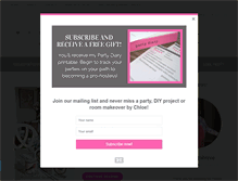 Tablet Screenshot of celebrateanddecorate.com